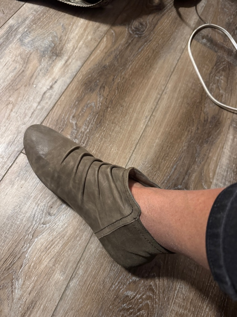 Rockport Olive Green Ankle Booties